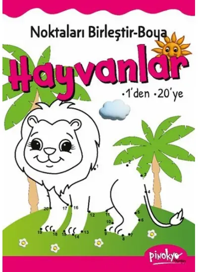 Noktaları Birleştir-Boya Hayvanlar-1’den 20’ye  (4022)