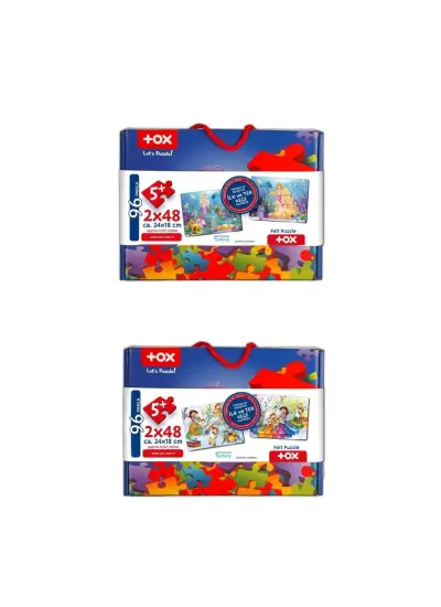 4 Set - 96 Parça  Müzik ve Deniz Kızı 5+ Keçe Yapboz - 5 Yaş Puzzle