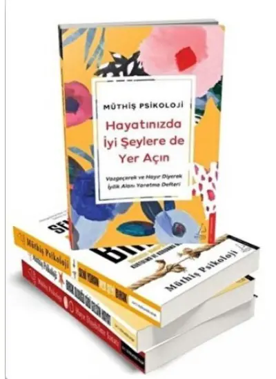 Müthiş Psikoloji 3 Kitap Set Defter Hediyeli  (4022)