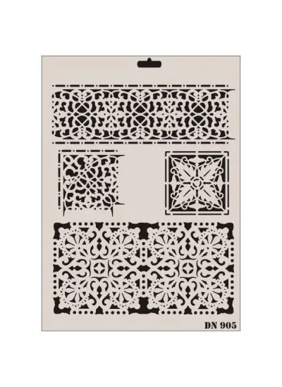 Rich Dantel Seri DN-905 Stencil 35x25 cm