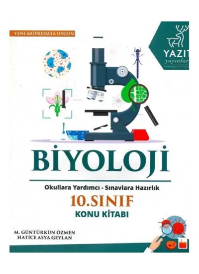 Yazıt 10. Sınıf Biyoloji Konu Kitabı (Yeni)  (4022)