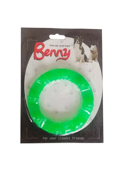 Benny Köpek Oyuncağı Yuvarlak Şekilli 11,5 cm Yeşil