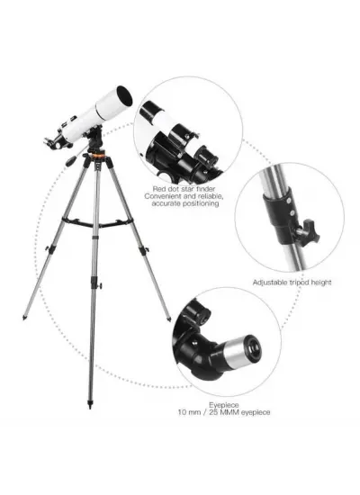 -cf50080 Yüksek Netlik Monoküler Kara Ve Uzay Teleskobu