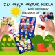 2 Set - 20 Parça  Evcil Hayvanlar ve Aile Bireyleri Parmak Kukla