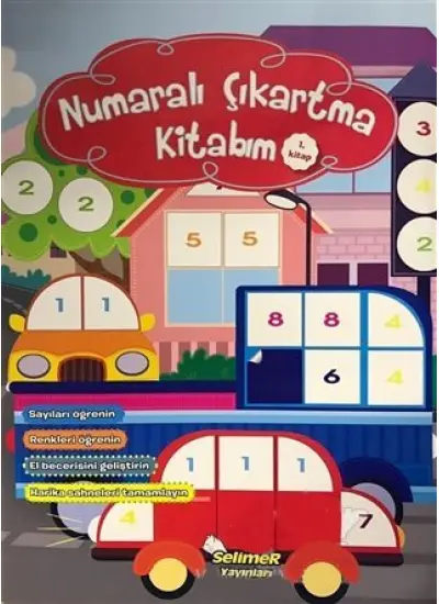 Numaraları Çıkartma Kitabım (4 Kitap Takım)  (4022)