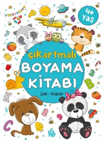 Çıkartmalı Boyama Kitabı - 4 Yaş +  (4022)