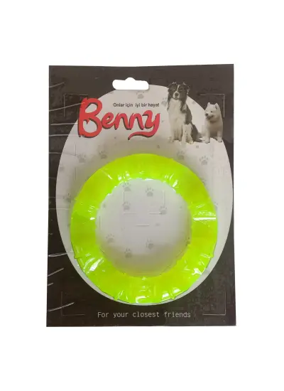 Benny Köpek Oyuncağı Yuvarlak Şekilli 11,5 cm Sarı