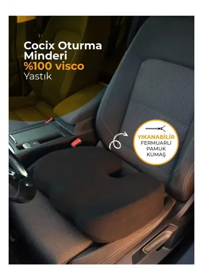 Visko Cocix Minder Oturma Minderi Minderi Ortopedik Oturma Minderi Simidi Yastığı Visko Cocix