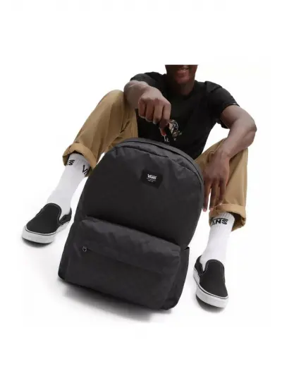 Mn Old Skool Check Backpack Sırt Çantası Siyah