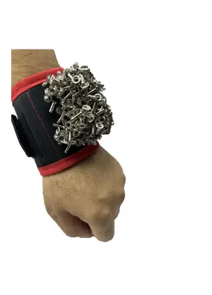 Mıknatıslı Bileklik Çivi ve Vida Tutucu Bilek Çantası