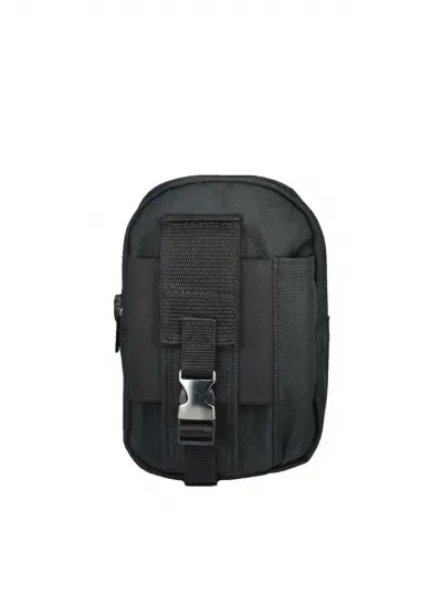 Taktikal Molle 610d Cordura Palaska Bel Çantası Siyah