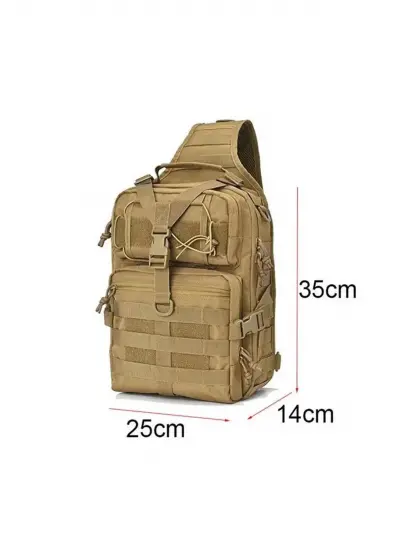 Taktikal TK1002 Bodybag 20 LT Çapraz Askılı Çanta Camo