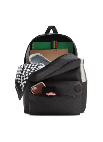 Mn Old Skool Check Backpack Sırt Çantası Siyah