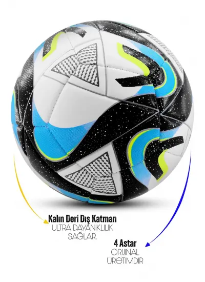 Futbol Topu Oceanz Sert Zemin Halı Saha Futbol Topu No:5 056