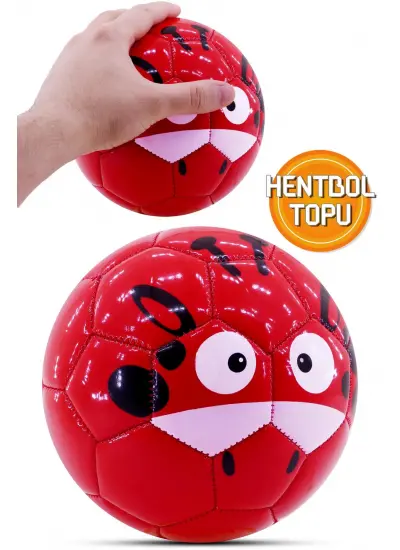 Hentbol Topu Renkli Parlak Katman Çocuk Mini Futbol Topu No:1 İç Mekan Minik Top