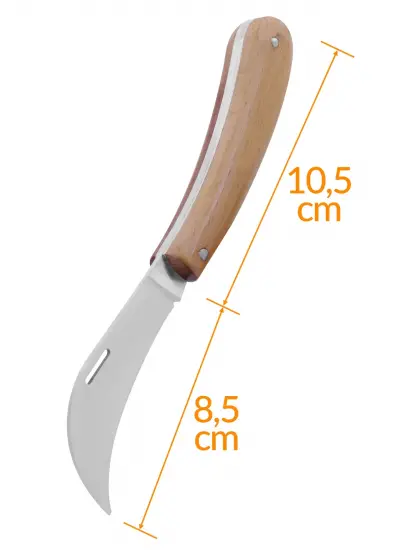 Aşı Bıçağı 19 Cm + Aşı Macunu + Aşı Bandı (3'lü Paket)