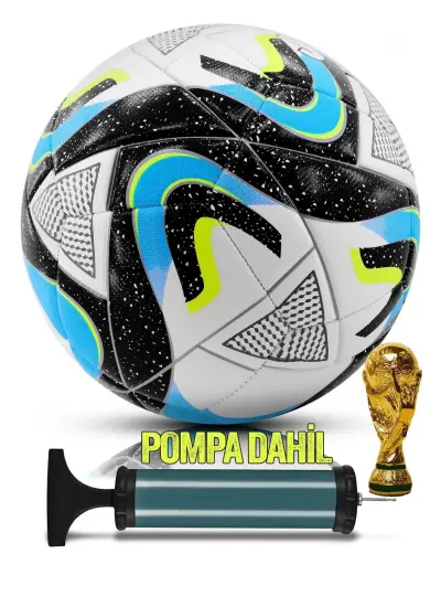 Futbol Topu Pompalı Set Oceanz Sert Zemin Halı Saha Futbol Topu No:5 056