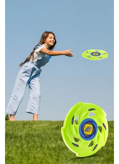 3lü Frisbee Frizbi Fırlatma Diski Disk Atma Oyunu Çocuk Yetişkin Plaj Bahçe Oyuncak 24 Cm