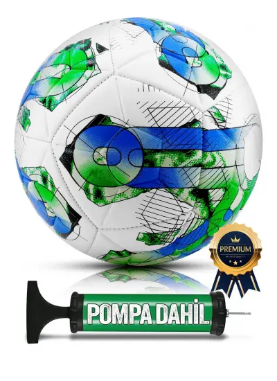 Futbol Topu Pompalı Set Orbit V Sert Zemin Halı Saha Futbol Topu No:5 044