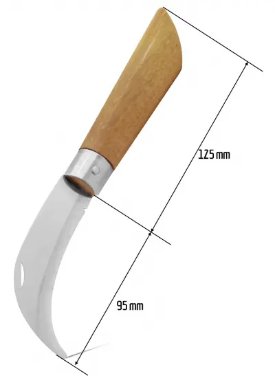 Kardeşler Aşı Bıçağı 22 Cm + Aşı Macunu + Aşı Bandı (3'lü Aşılama Seti)