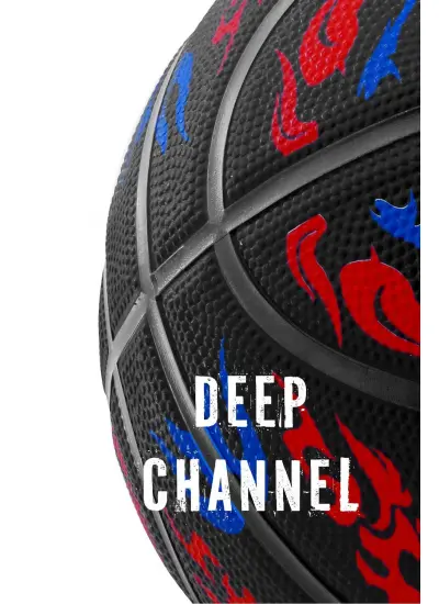 TB-500 Buzzers Basketbol Topu Pompalı Grafiti Kauçuk Dayanıklı Deep Channel Kabartma 7 NO