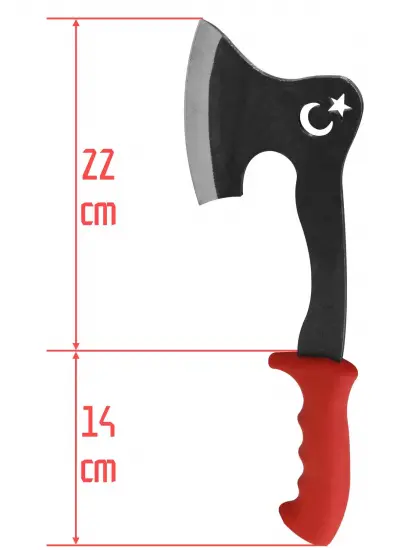 Kamp Baltası Nacak Odun Kesme Kırma Baltası Plastik Saplı 440 Gram