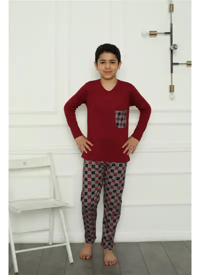 Erkek Çocuk Penye Pijama Takım 20385