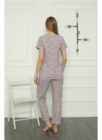 Moda Çizgi Anne Kız Aile Penye Pijama Takım Ayrı Ayrı Satılır. Fiyatları Farklıdır 50119