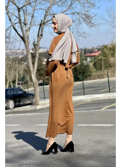 Moda Çizgi Tesettür Elbise