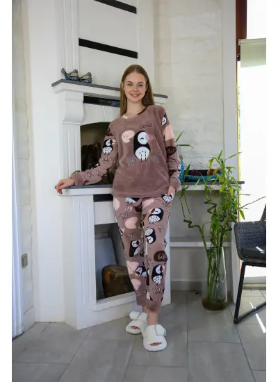 Welsoft Polar Kadın Pijama Takımı 8502