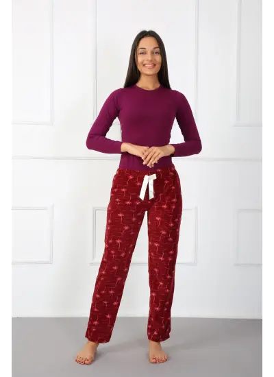 Bayan Welsoft Polar Tek Alt Pijama 210049