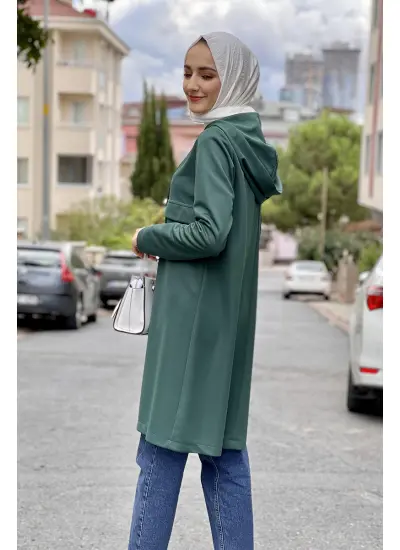 Moda Çizgi Desenli Tunik