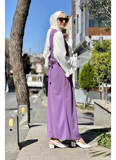 Moda Çizgi Tesettür Elbise