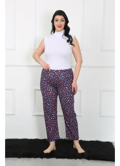 Kadın Büyük Beden Tek Alt Pijama 27508