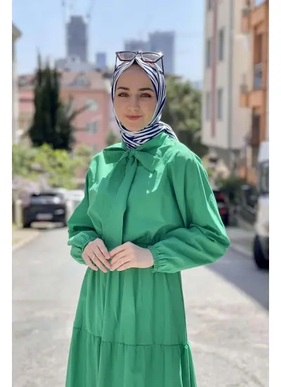 Moda Çizgi Tesettür Elbise