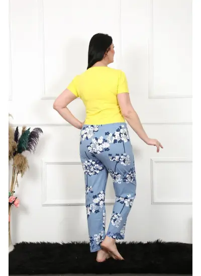 Kadın Pamuklu Büyük Beden Alt Pijama 27474