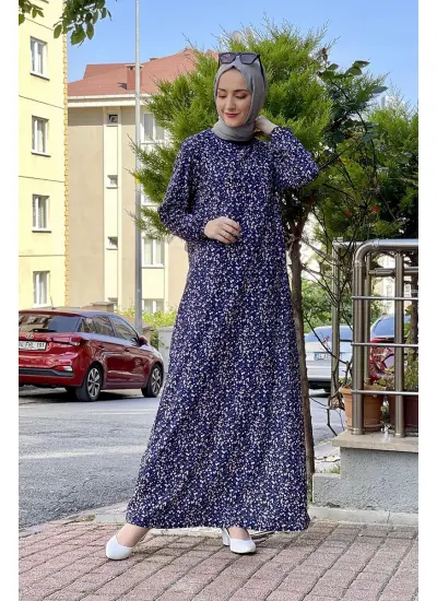 Moda Çizgi Tesettür Elbise