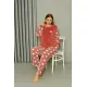 Welsoft Polar Kadın Büyük Beden Pudra Pijama Takımı 808042