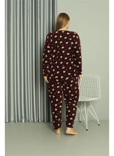 Welsoft Polar Kadın Büyük Beden Pijama Takımı 808041