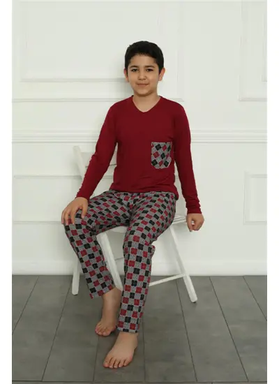 Erkek Çocuk Penye Pijama Takım 20385