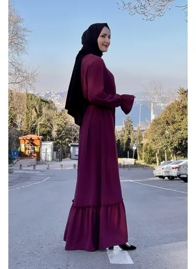 Moda Çizgi Tesettür Elbise