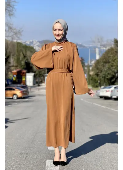 Moda Çizgi Tesettür Elbise