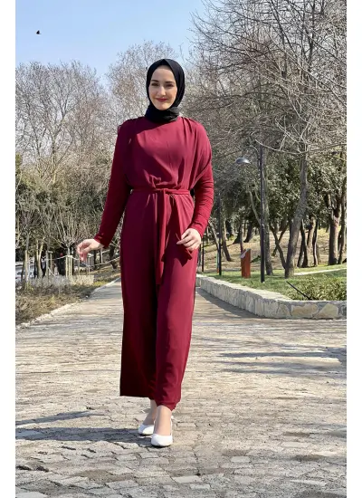 Moda Çizgi Tesettür Elbise