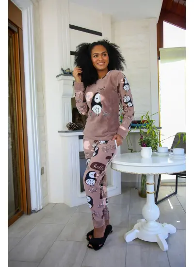 Welsoft Polar Kadın Pijama Takımı 8502