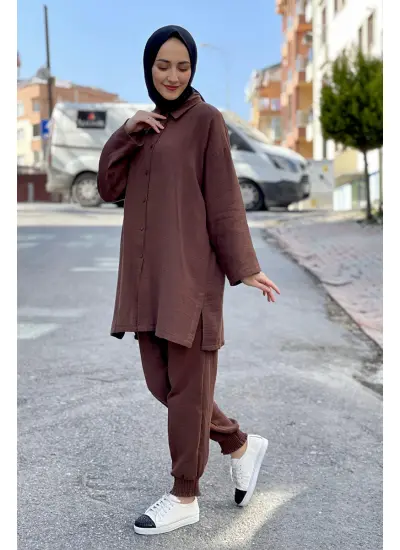 Moda Çizgi Tesettür Takım