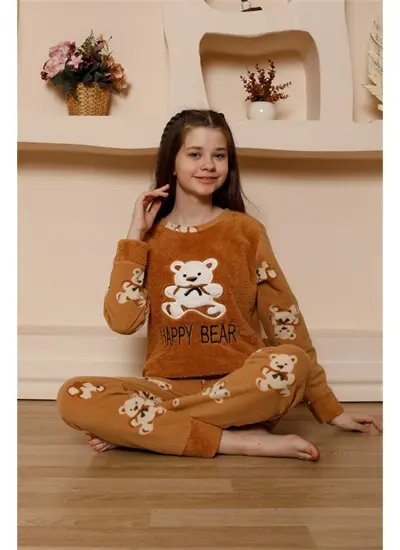 Kız Çocuk WelSoft Polar Pijama Takımı 20522