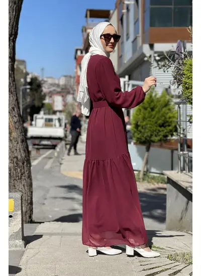 Moda Çizgi Tesettür Elbise