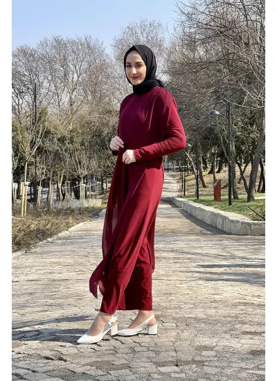 Moda Çizgi Tesettür Elbise