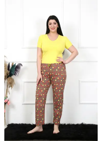 Kadın Pamuklu Büyük Beden Alt Pijama 27470