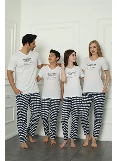 Moda Çizgi Aile Penye Pijama Takım (anne - kız ) 50113 Ayrı Ayrı Satılır . Fiyatları Farklıdır